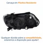 Farol Vw Gol G5 2009 Até 2013 Máscara Negra Lado Esquerdo Motorista