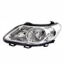 Farol Vw Gol Voyage G5 2009 Até 2012 Saveiro G5 2009 Até 2013 Máscara Cromada Lado Esquerdo Motorista