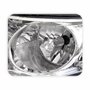 Farol Vw Gol Voyage G5 2009 Até 2012 Saveiro G5 2009 Até 2013 Máscara Cromada Lado Esquerdo Motorista
