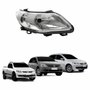 Farol Vw Gol Voyage G5 2009 Até 2012 Saveiro G5 2009 Até 2013 Máscara Cromada Lado Direito Passageiro