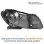 Farol Principal Vw Gol G6 2012 Até 2016 Saveiro Voyage G6 2013 Até 2016 Foco Simples Lado Esquerdo Motorista