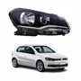 Farol Vw Gol G6 2013 Até 2016 Foco Duplo Máscara Negra Lado Direito Passageiro
