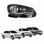 Farol Vw Gol Voyage Saveiro G6 2013 Até 2016 Máscara Negra Lado Direito Passageiro