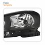 Farol Principal Vw Gol G6 2012 Até 2016 Saveiro Voyage G6 2013 Até 2016 Foco Simples Lado Esquerdo Motorista