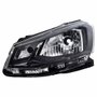 Farol Vw Gol G7 2016 Até 2018 Voyage G7 2017 Até 2018 Saveiro G7 2018 Até 2020 Foco Simples Friso Preto Lado Esquerdo Motorista