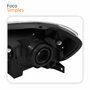 Farol Principal Vw Gol G7 2016 Até 2018 Voyage G7 2017 2018 Saveiro G7 2018 Até 2020 Foco Simples Friso Cromado Lado Direito Passageiro