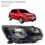 Farol Vw Gol G8 2018 Até 2023 Lado Direito Passageiro