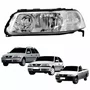 Farol VW Gol Saveiro Parati G3 1999 Até 2005 Foco Duplo Máscara Cromada ARTEB Lado Esquerdo Motorista
