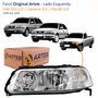 Farol VW Gol Saveiro Parati G3 1999 Até 2005 Foco Duplo Máscara Cromada ARTEB Lado Esquerdo Motorista