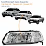 Farol VW Gol Saveiro Parati G3 1999 Até 2005 Foco Duplo Máscara Cromada Lado Esquerdo Motorista