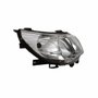 Farol VW Gol Voyage G5 2009 Até 2012 Saveiro G5 2009 Até 2013 Foco Simples Cromada Lado Direito Passageiro