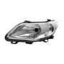 Farol VW Gol Voyage G5 2009 Até 2012 Saveiro G5 2009 Até 2013 Foco Simples Cromada Lado Esquerdo Motorista