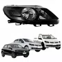 Farol Vw Gol Voyage G5 2009 Até 2013 Saveiro G5 2010 Até 2013 Máscara Negra Lado Direito Passageiro