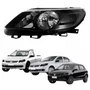 Farol Vw Gol Voyage G5 2009 Até 2013 Saveiro G5 2010 Até 2013 Máscara Negra Lado Esquerdo Motorista