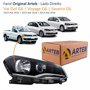 Farol Vw Gol Voyage G6 2013 Até 2016 Saveiro G6 2014 Até 2016 Original Arteb Foco Duplo Máscara Negra Lado Direito Passageiro