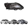Farol Vw Gol Voyage Saveiro G5 2008 Até 2013 Mascara Negra Lado Direito Passageiro