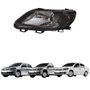 Farol Vw Gol Voyage Saveiro G5 2008 Até 2013 Mascara Negra Lado Esquerdo Motorista