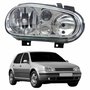 Farol Vw Golf 1999 até 2006 Original Arteb Máscara Cromada Lado Direito Passageiro