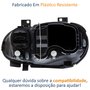 Farol Vw Golf 1999 até 2006 Original Arteb Máscara Cromada Lado Direito Passageiro