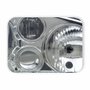 Farol Vw Golf 1999 até 2006 Máscara Cromada Lado Direito Passageiro