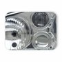 Farol Vw Golf 1999 Até 2006 Máscara Cromada Lado Esquerdo Motorista