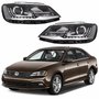Par Farol Vw Jetta 2011 Até 2018 Elétrico Com Led E Projetor