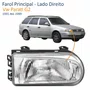 Farol Vw Parati  G2 1995 Até 1999 Foco Simples Máscara Cromada Lado Direito Passageiro