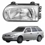 Farol Vw Parati G2 1995 Até 1999 Foco Simples Máscara Cromada Lado Esquerdo Motorista
