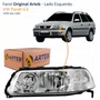 Farol VW Parati G3 1999 Até 2005 Foco Duplo Máscara Cromada ARTEB Lado Esquerdo Motorista