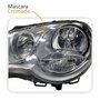 Farol Principal Vw Polo 2008 Até 2015 Máscara Cromada Lado Esquerdo Motorista