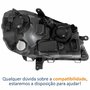 Farol Principal Vw Polo 2008 Até 2015 Máscara Cromomix Lado Esquerdo Motorista