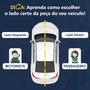 Farol Vw Polo 2018 Até 2022 Máscara Negra Com Friso Cromado Lado Esquerdo Motorista