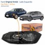 Farol Vw Polo Virtus 2018 Até 2022 Original Arteb Máscara Negra Com Friso Preto Lado Esquerdo Motorista