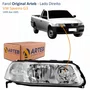 Farol VW Saveiro G3 1999 Até 2005 Foco Duplo Máscara Cromada ARTEB Lado Direito Passageiro