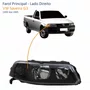 Farol Vw Saveiro G3 1999 Até 2005 Foco Duplo Máscara Negra Lado Direito Passageiro