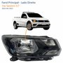Farol Vw Saveiro G7 2016 Até 2022 Lado Direito Passageiro