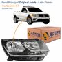 Farol Vw Saveiro G7 2016 Até 2022 Original Arteb Foco Duplo Lado Direito Passageiro