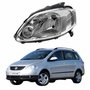Farol Vw Spacefox 2005 Até 2009 Máscara Cromada Lado Esquerdo Motorista