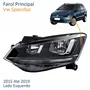 Farol Vw Spacefox 2015 Até 2019 Original Friso Preto Lado Esquerdo Motorista