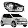 Farol Vw Up 2014 2015 2016 2017 Com Friso Cromado Lado Direito Passageiro