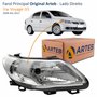 Farol Vw Voyage G5 2008 Até 2012 Original Arteb Máscara Cromada Lado Direito Passageiro