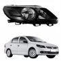 Farol Vw Voyage G5 2009 Até 2013 Máscara Negra Lado Direito Passageiro