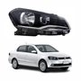 Farol Vw Voyage G6 2013 Até 2016 Foco Duplo Máscara Negra Lado Direito Passageiro