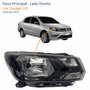 Farol Vw Voyage G8 2018 Até 2023 Lado Direito Passageiro