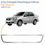 Friso Cromado Parachoque Fiat Siena El 2008 até 2012 Inferior