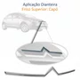 Friso do Capô Citroen C4 Pallas Hatch 2006 Até 2012 Cromado