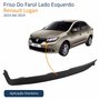 Friso Do Farol Renault Logan 2014 Até 2019 Lado Esquerdo Motorista