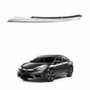 Friso Farol Honda Civic 2017 até 2021 Cromado com Suporte Preto Lado Esquerdo Motorista