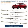 Friso Grade Parachoque GM Cruze Sedan LTZ 2016 Até 2019 Cromado Kit com 8 Peças