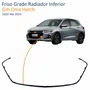 Friso Grade Radiador Inferior Gm Onix Hatch 2020 Até 2024 Black Piano